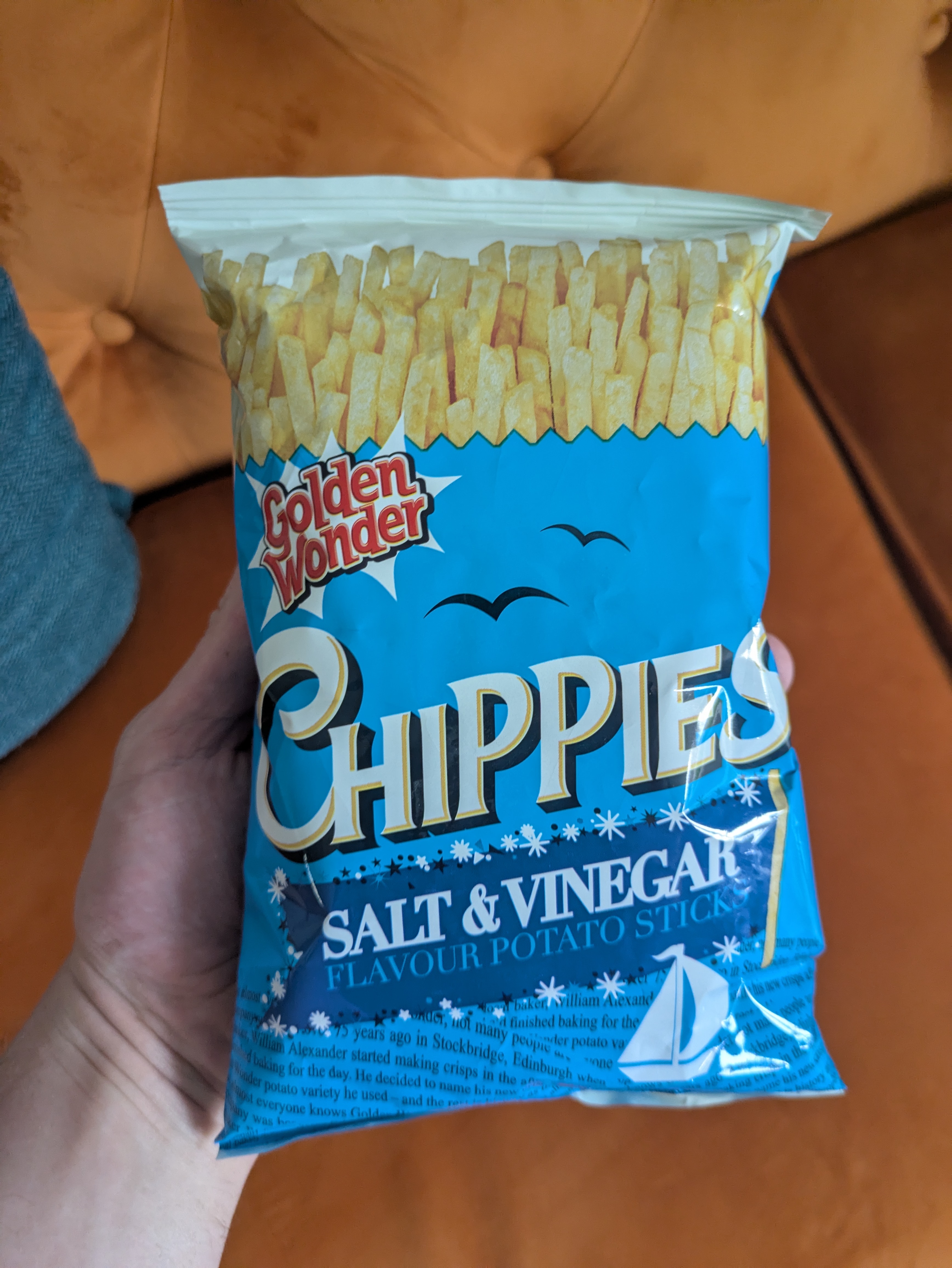 Golden Wonder - Chippies - Salt and Vinegar