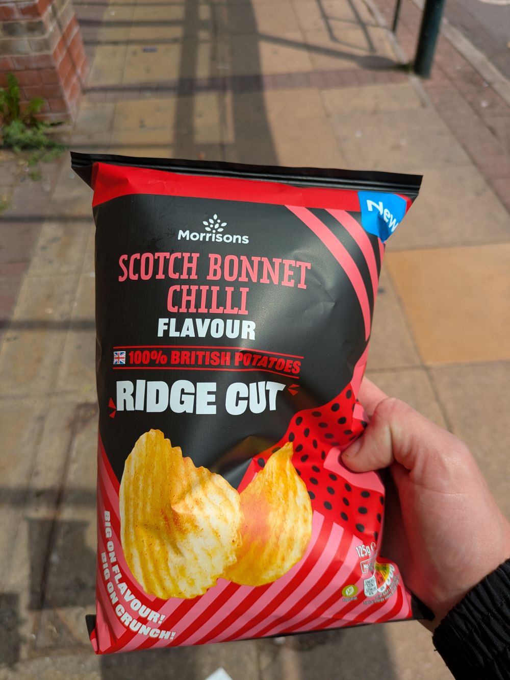 Morrisons - Sotch Bonnet Chilli Crisps