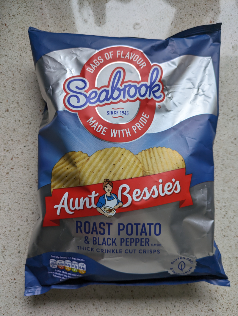 Seabrooks x Aunt Bessie's Roast Potato & Black Pepper Packet